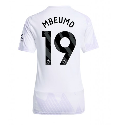 Ženske Nogometnih dresov Manchester United Bryan Mbeumo #19 Gostujoči 2025-26 Kratki rokavi Ženske Nogometnih dresov Manchester United Bryan Mbeumo #19 Gostujoči 2025-26 Kratki rokavi